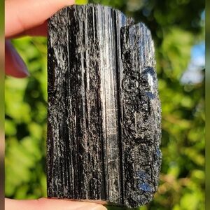 NEW 1.67" x 3.3" BLACK TOURMALINE